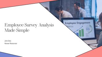 Employee Survey Analysis Made Simple PPT Graphics AT