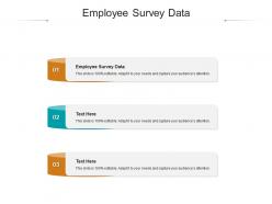 Employee survey data ppt powerpoint presentation infographic template graphics cpb