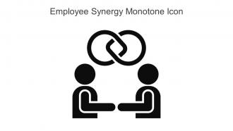 Employee Synergy Monotone Icon In Powerpoint Pptx Png And Editable Eps Format