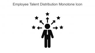 Employee Talent Distribution Monotone Icon In Powerpoint Pptx Png And Editable Eps Format