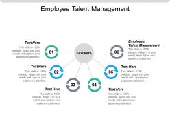 Employee talent management ppt powerpoint presentation styles design ideas cpb