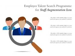 Employee talent search programme for staff augmentation icon