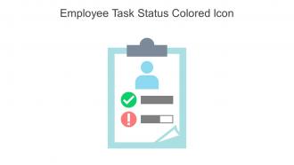 Employee Task Status Colored Icon In Powerpoint Pptx Png And Editable Eps Format