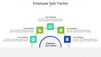 Employee task tracker ppt powerpoint presentation outline demonstration cpb