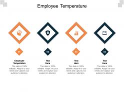 Employee temperature ppt powerpoint presentation inspiration model cpb
