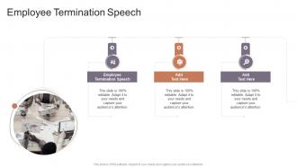 Employee Termination Speech In Powerpoint And Google Slides Cpb