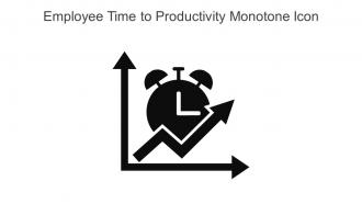 Employee Time To Productivity Monotone Icon In Powerpoint Pptx Png And Editable Eps Format
