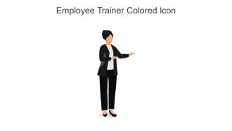 Employee Trainer Colored Icon In Powerpoint Pptx Png And Editable Eps Format