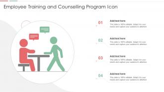 Employee Training And Counselling Program Icon