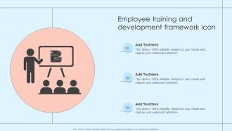 Employee Training And Development Framework Icon