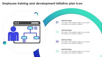 Employee Training And Development Initiative Plan Icon