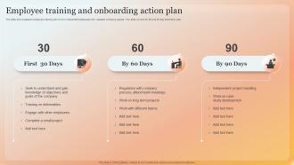 Employee Training And Onboarding Action Plan
