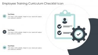 Employee Training Curriculum Checklist Icon
