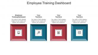 Employee training dashboard ppt powerpoint presentation outline graphics design cpb