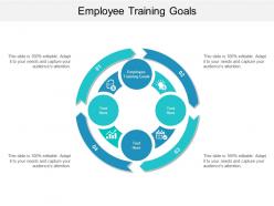 Employee training goals ppt powerpoint presentation infographics pictures cpb