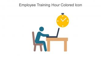 Employee Training Hour Colored Icon In Powerpoint Pptx Png And Editable Eps Format