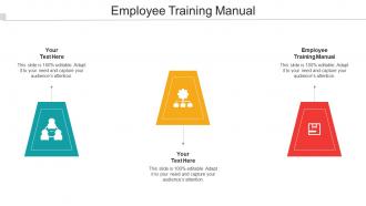 Employee Training Manual Ppt Powerpoint Presentation Ideas Example File Cpb