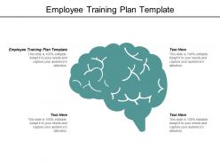 Employee training plan template ppt powerpoint presentation designs download cpb
