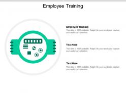 Employee training ppt powerpoint presentation file graphic images cpb