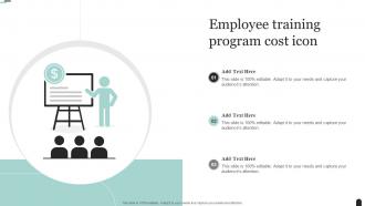 Employee Training Program Cost Icon