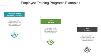 Employee Training Programs Examples In Powerpoint And Google Slides Cpb