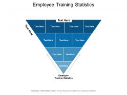 Employee training statistics ppt powerpoint presentation visual aids layouts cpb