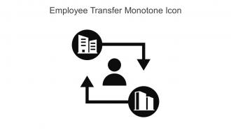 Employee Transfer Monotone Icon In Powerpoint Pptx Png And Editable Eps Format