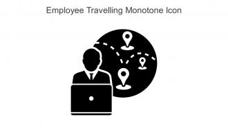 Employee Travelling Monotone Icon In Powerpoint Pptx Png And Editable Eps Format