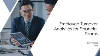 Employee Turnover Analytics For Financial Teams PPT Graphics AT