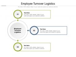 Employee turnover logistics ppt powerpoint presentation infographic template cpb