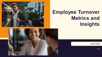 Employee Turnover Metrics And Insights PPT Slides AT