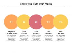 Employee turnover model ppt powerpoint presentation slides background designs cpb