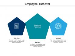 Employee turnover ppt powerpoint presentation outline diagrams cpb