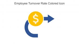Employee Turnover Rate Colored Icon In Powerpoint Pptx Png And Editable Eps Format