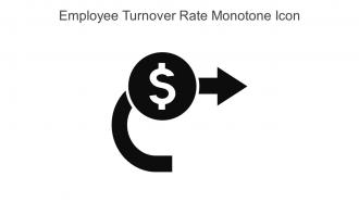 Employee Turnover Rate Monotone Icon In Powerpoint Pptx Png And Editable Eps Format