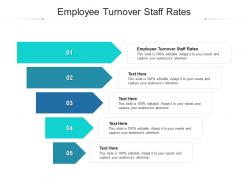 Employee turnover staff rates ppt powerpoint presentation inspiration designs cpb