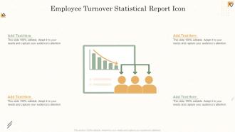 Employee Turnover Statistical Report Icon