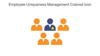 Employee Uniqueness Management Colored Icon In Powerpoint Pptx Png And Editable Eps Format