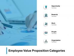 Employee value proposition categories organization b300 ppt powerpoint presentation file files