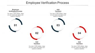 Employee Verification Process Ppt Powerpoint Presentation Ideas Show Cpb