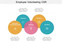 Employee volunteering csr ppt powerpoint presentation show graphics cpb