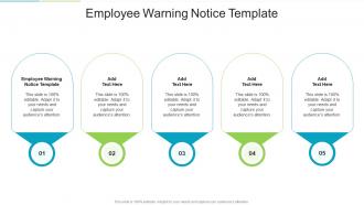 Employee Warning Notice Template In Powerpoint And Google Slides Cpb