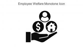 Employee Welfare Monotone Icon In Powerpoint Pptx Png And Editable Eps Format
