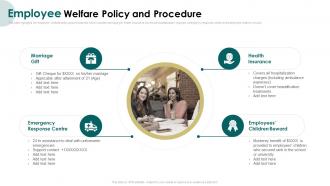 Employee Welfare Policy And Procedure Induction Program For New Employees