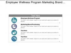 Employee wellness program marketing brand positioning job opportunities cpb