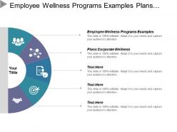 Employee wellness programs examples plans corporate wellness incentive management cpb