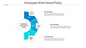 Employee work home policy ppt powerpoint presentation infographics graphics design cpb