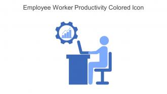 Employee Worker Productivity Colored Icon In Powerpoint Pptx Png And Editable Eps Format