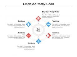 Employee yearly goals ppt powerpoint presentation gallery objects cpb