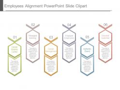 Employees alignment powerpoint slide clipart